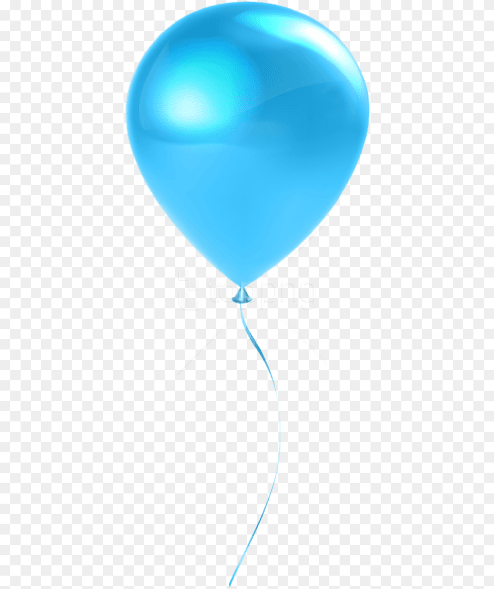 Single Balloon Transparent Background Blue Balloons Png Image
