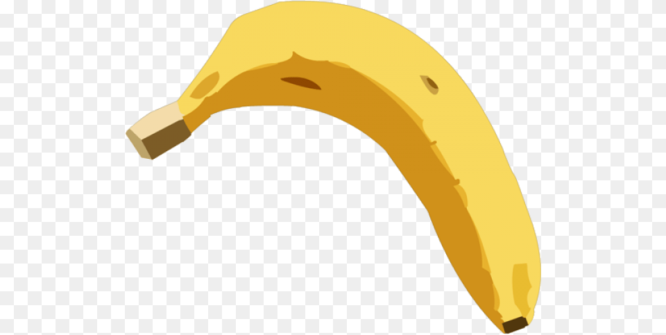 Single Banana Banana Rain, Food, Fruit, Plant, Produce Free Png Download