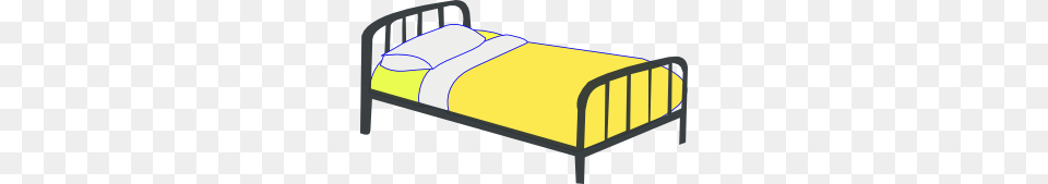 Single Bed Clip Art, Furniture, Crib, Infant Bed Png Image