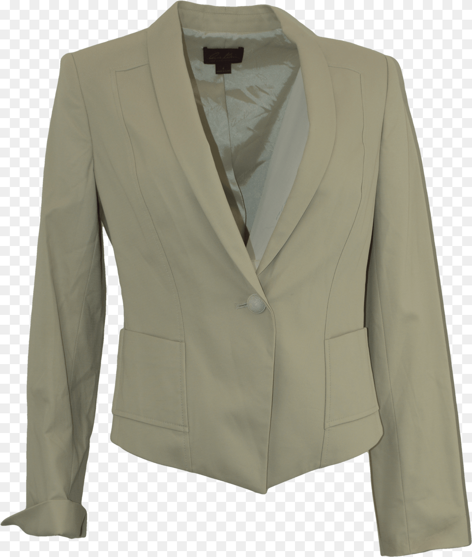 Single Button Gray Blazer With Stitch Detail Formal Wear, Clothing, Coat, Jacket, Formal Wear Png Image