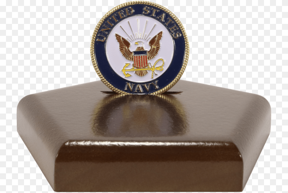 Single Challenge Coin Display Badge, Logo, Symbol Png Image