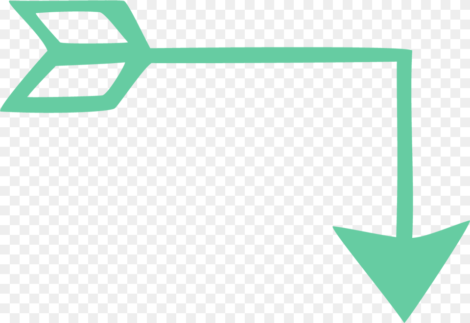 Single Doodle Arrow Clipart Free Png