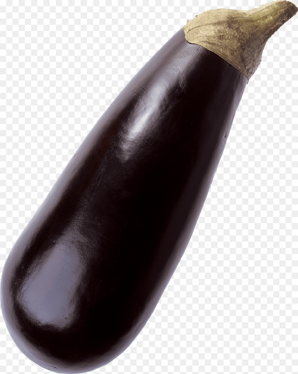 Single Eggplant, Food, Produce, Plant, Vegetable Png Image