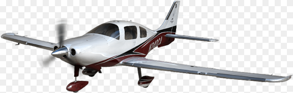 Single Engine Plane Transparent, Aircraft, Airplane, Transportation, Vehicle Free Png Download