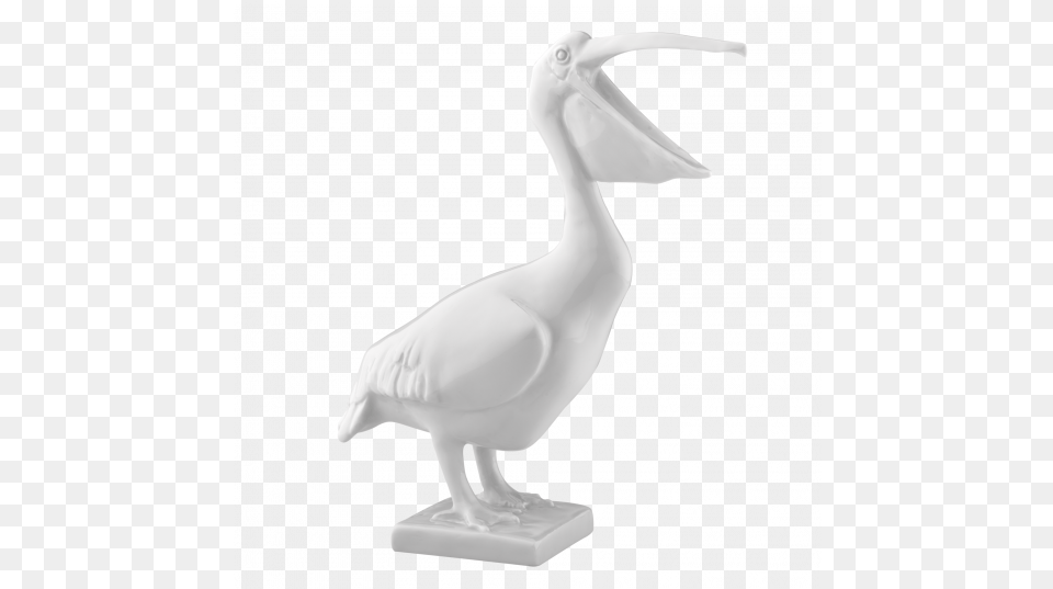 Single Figurine White Pelican, Animal, Bird, Waterfowl, Smoke Pipe Free Transparent Png
