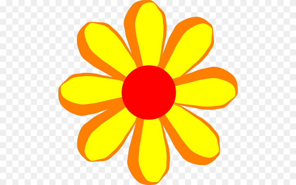 Single Flower Clipart, Daisy, Petal, Plant, Anemone Png Image