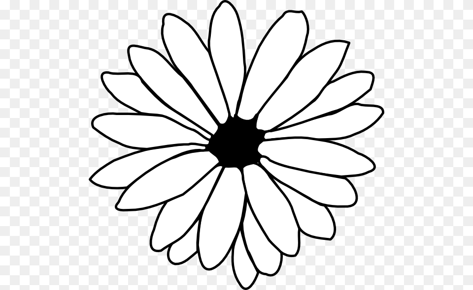 Single Flower Coloring Flower, Daisy, Plant, Appliance, Ceiling Fan Free Png Download