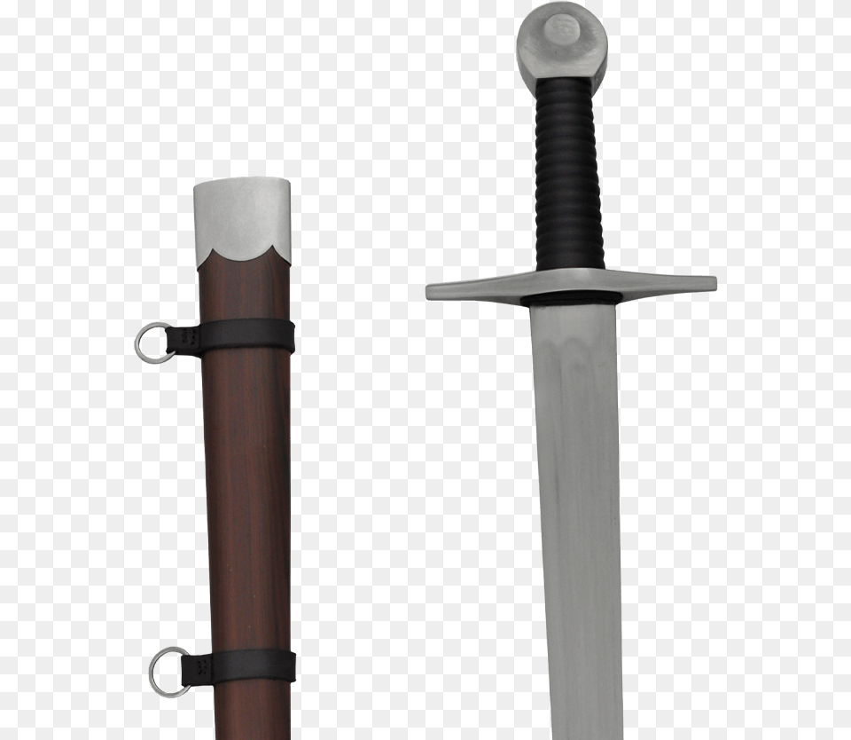 Single Handed Knight Broadsword Sword, Weapon, Blade, Dagger, Knife Png Image