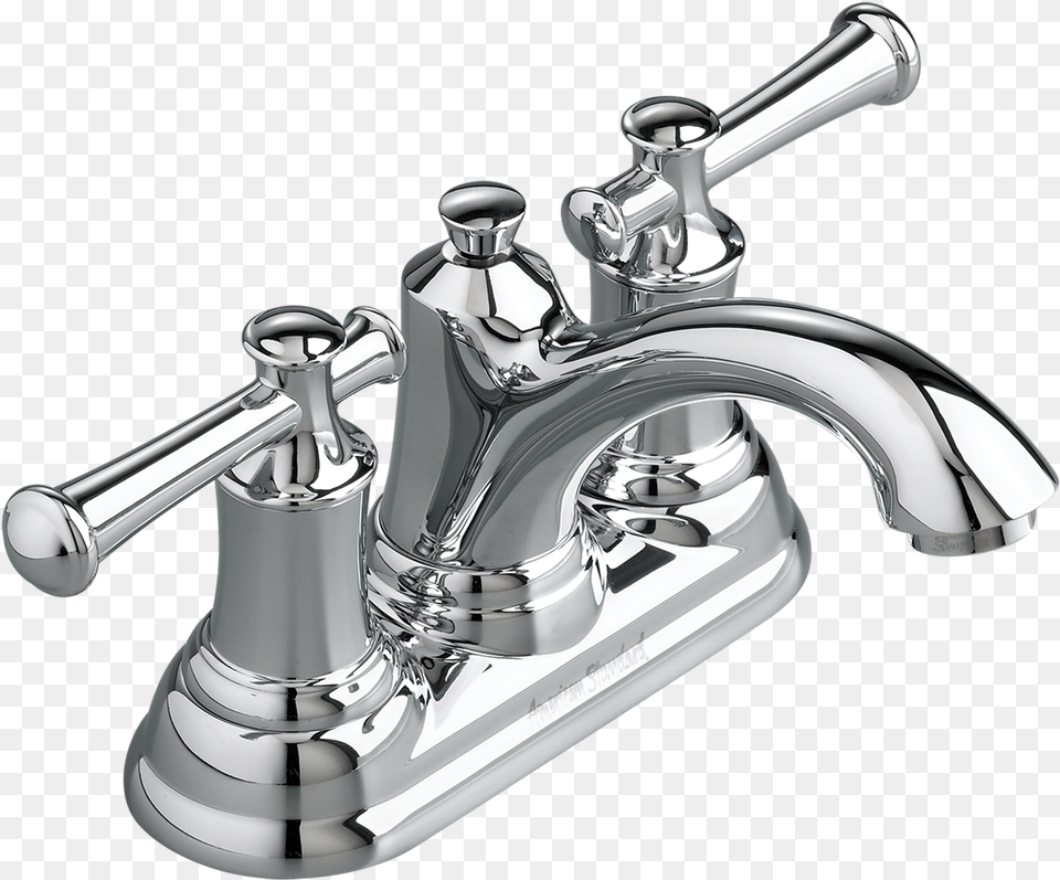 Single Hole Faucet With Cross Handles, Sink, Sink Faucet, Bathroom, Indoors Png