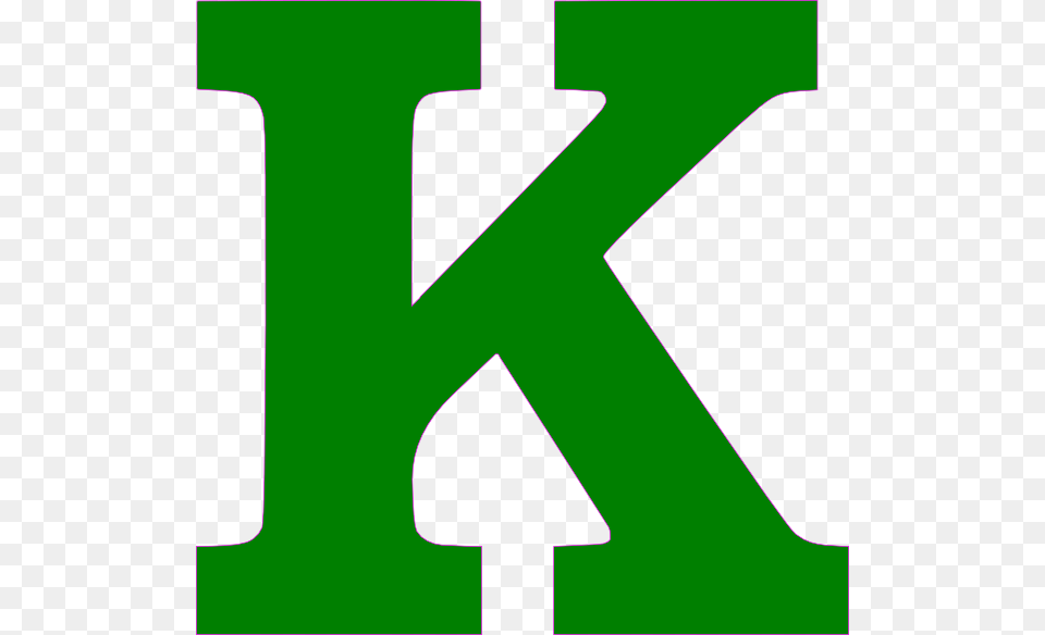 Single K Letter Green Clip Arts For Web, Sign, Symbol Free Transparent Png