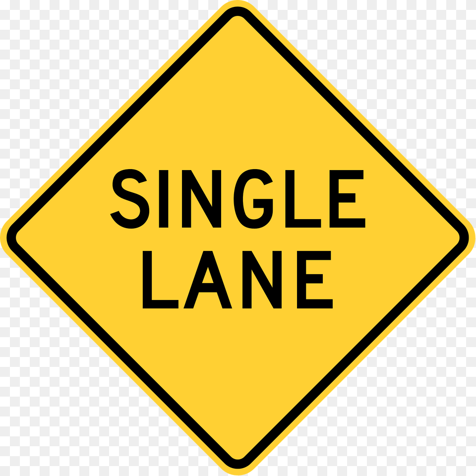 Single Lane New York State Clipart, Road Sign, Sign, Symbol Png Image