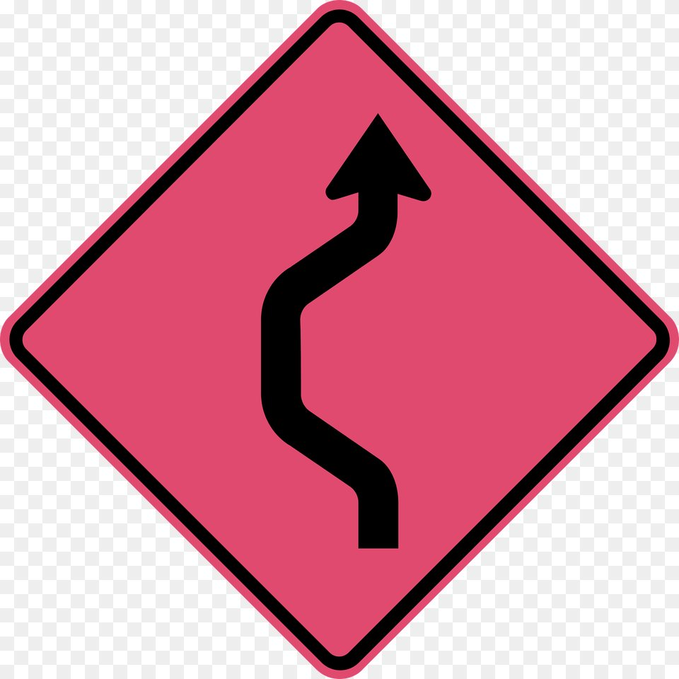 Single Lane Shift Left Clipart, Road Sign, Sign, Symbol, Disk Free Transparent Png