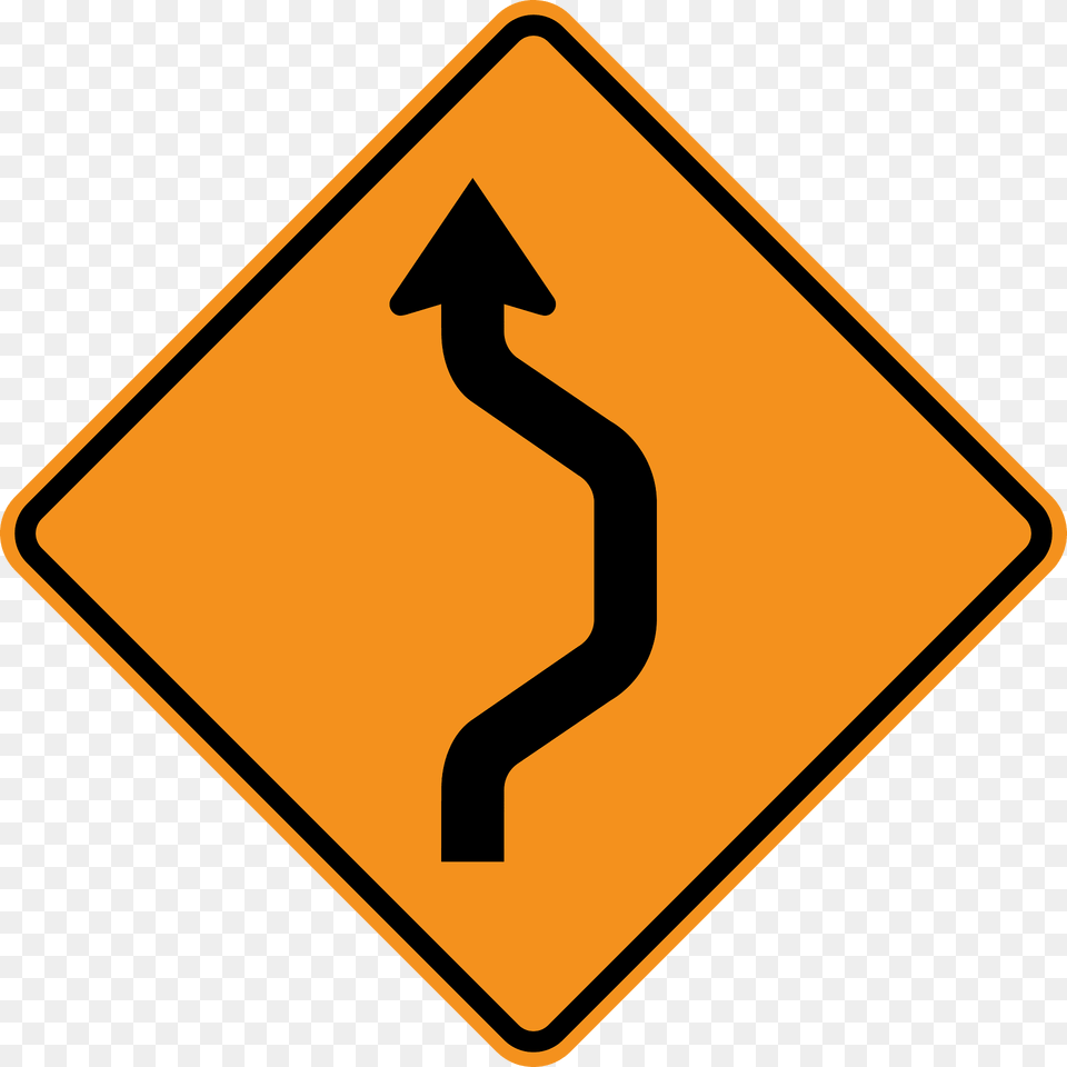 Single Lane Shift Pair Clipart, Road Sign, Sign, Symbol, Blackboard Free Transparent Png