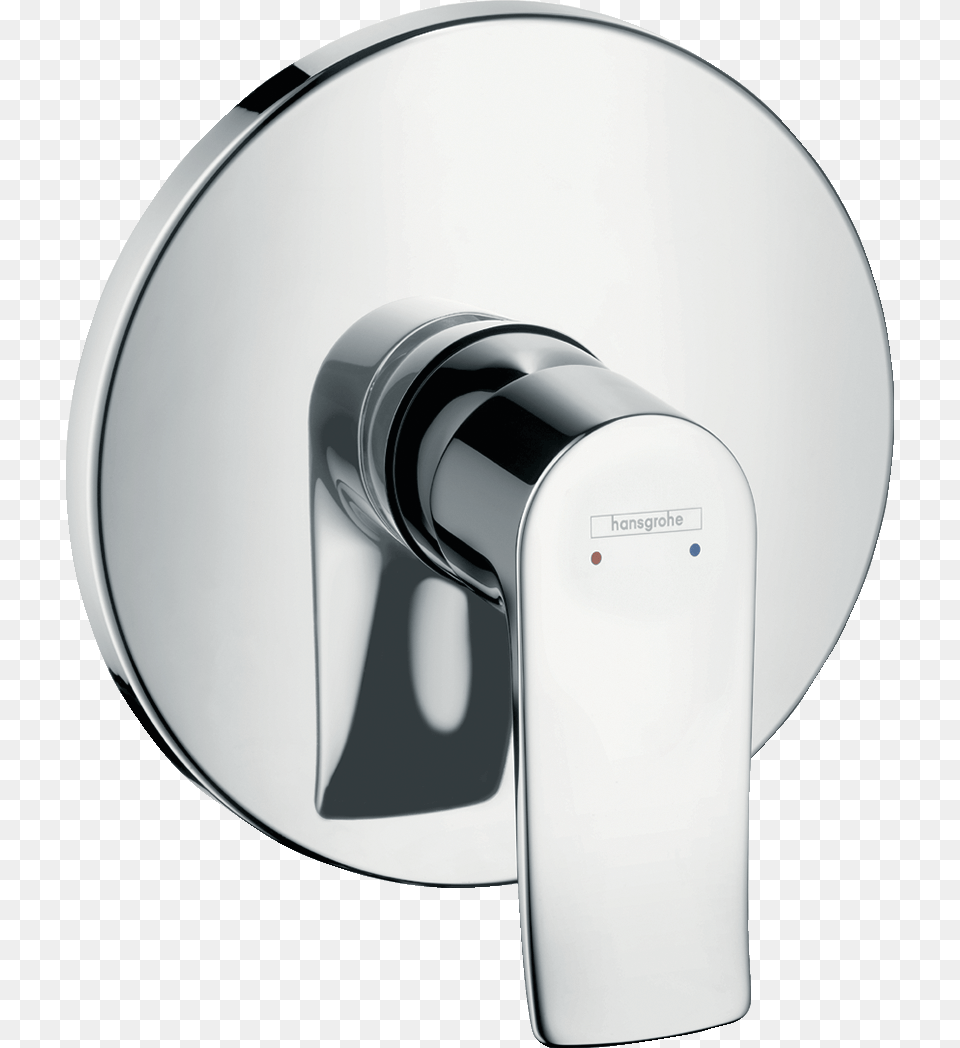 Single Lever Shower Mixer Highflow For Concealed Installation Hansgrohe Metris Chrome Round Concealed High Flow Manual, Sink, Sink Faucet, Indoors, Bathroom Free Png