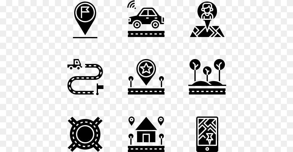 Single Login For Multiple Vehicles Icon, Gray Png