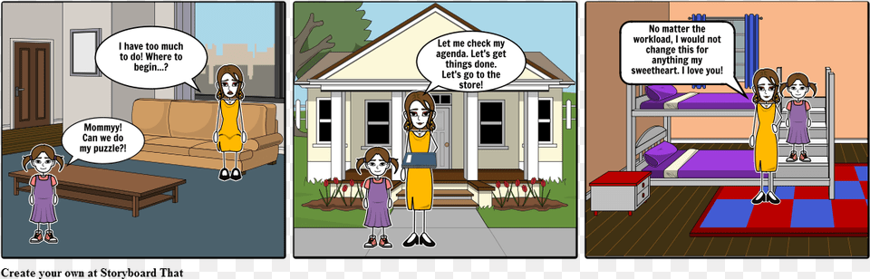 Single Mother Go To A Friend39s House, Book, Comics, Publication, Person Png