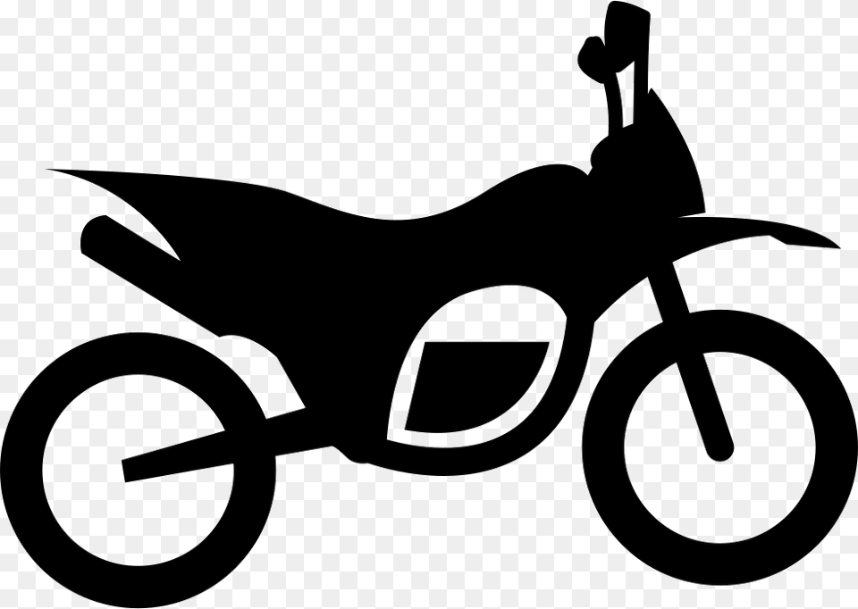 Single Motorbike Moto Icono, Stencil, Motorcycle, Transportation, Vehicle Png
