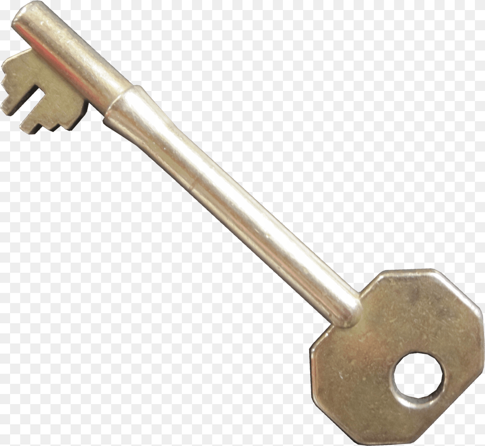 Single Old Key Key With No Background, Mace Club, Weapon Png Image