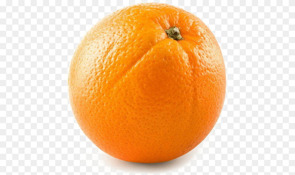 Single Orange Background Big Navel Oranges, Citrus Fruit, Food, Fruit, Plant Free Png