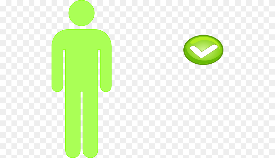 Single Person Icon Light Green Clipart For Web, Symbol, Sign Free Transparent Png