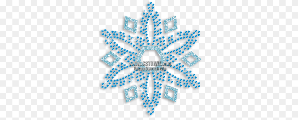 Single Piece Of Blue Snowflake Hot Fix Strass Design Diagram, Nature, Outdoors, Snow, Qr Code Free Transparent Png