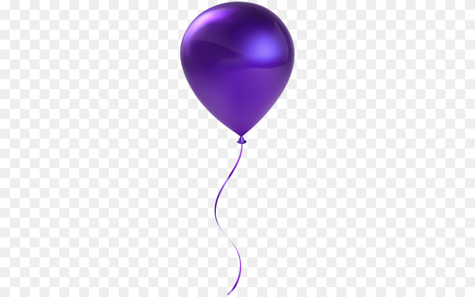 Single Purple Balloon Transparent Clip Art Picswordspng Free Png Download