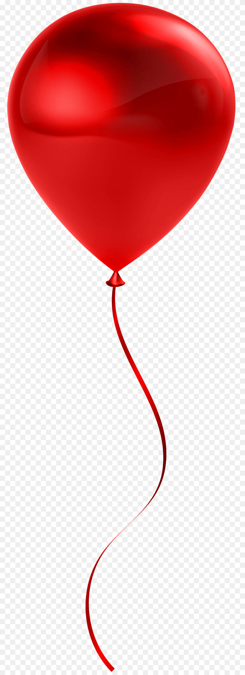 Single Red Balloon Transparent Clip, Cutlery, Spoon Png