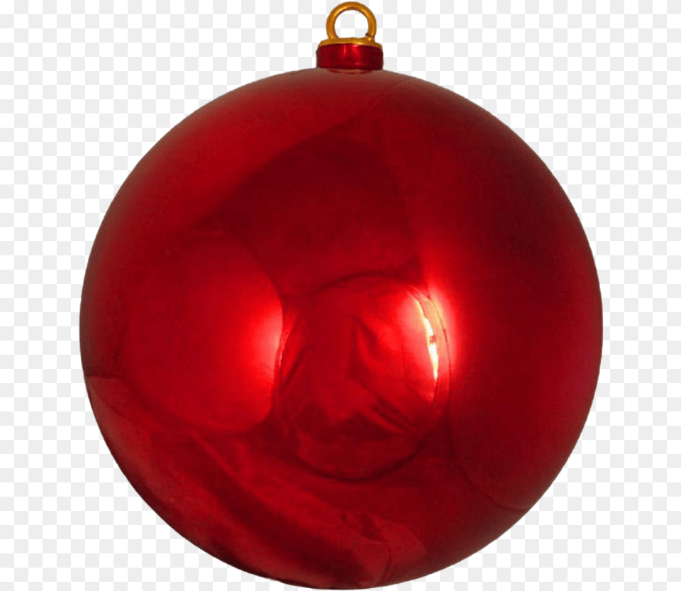 Single Red Christmas Ball Hd Red Xmas Ball, Sphere, Accessories, Gemstone, Jewelry Free Transparent Png