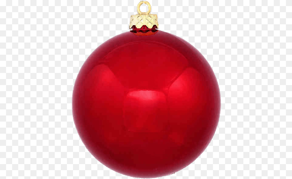 Single Red Christmas Ball Red Christmas Ball, Accessories, Jewelry Png Image