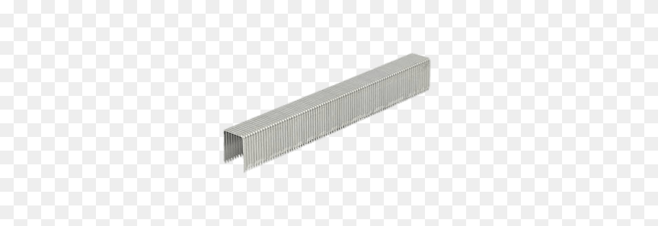 Single Row Of Heavy Duty Staples, Aluminium Png Image