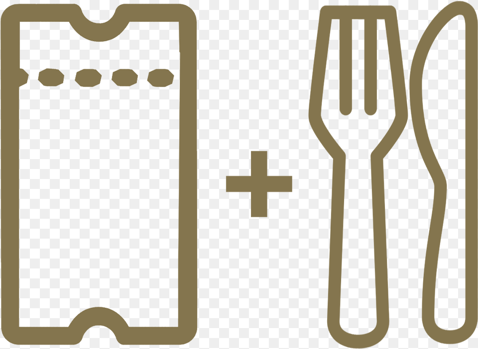 Single Session Tickets With Hospitality, Cutlery, Fork, Spoon Free Transparent Png