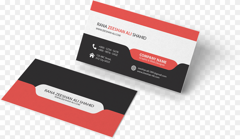 Single Side Simple Visiting Card Design, Paper, Text, Business Card Free Png Download