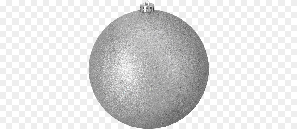 Single Silver Christmas Ball Image Silver Ball Christmas Ornaments, Sphere, Astronomy, Moon, Nature Free Png