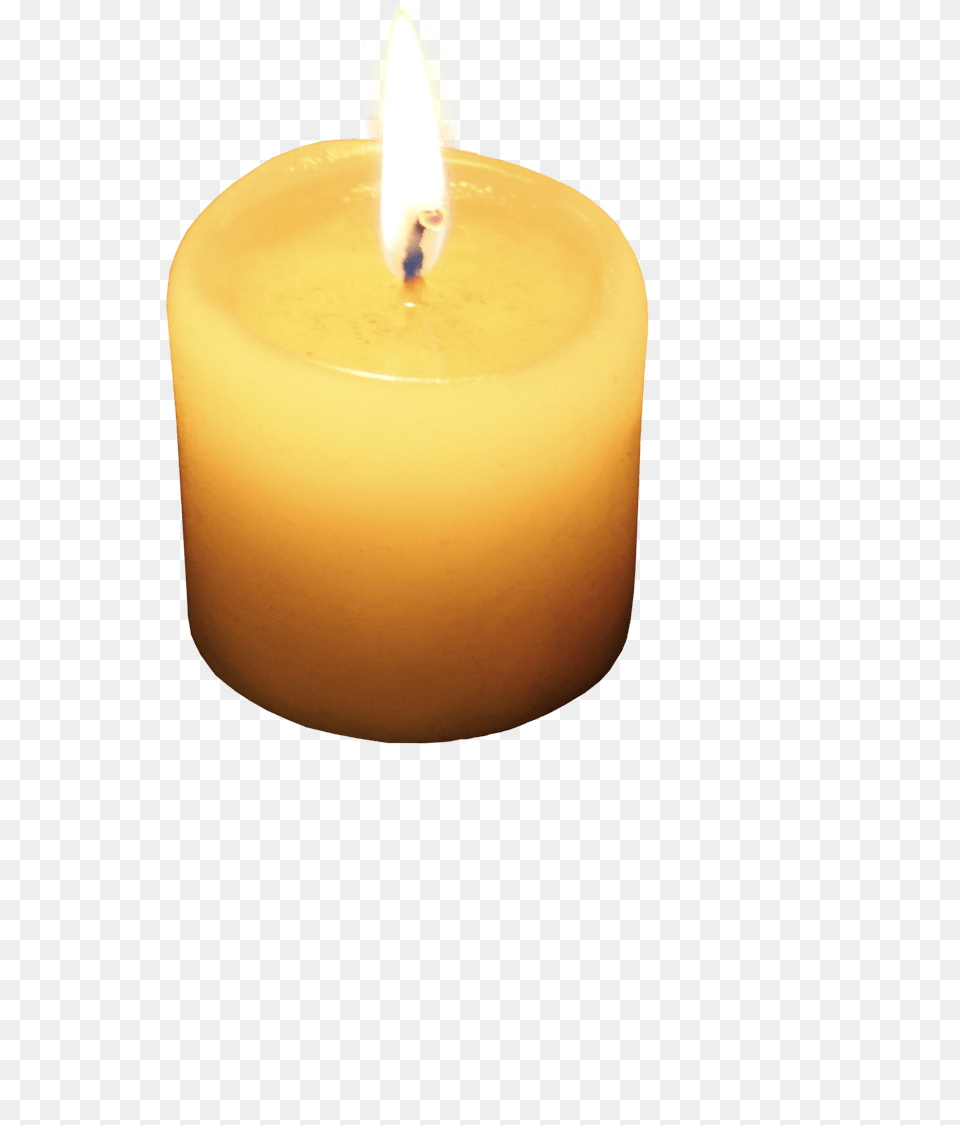 Single Small Candle, Fire, Flame Free Png Download