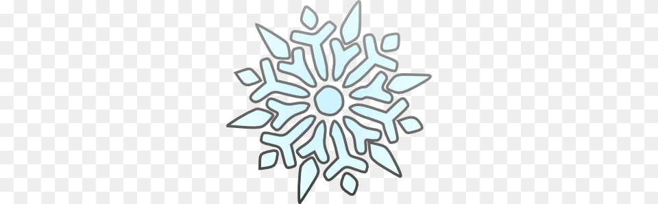 Single Snowflake Clip Art, Nature, Outdoors, Snow Png