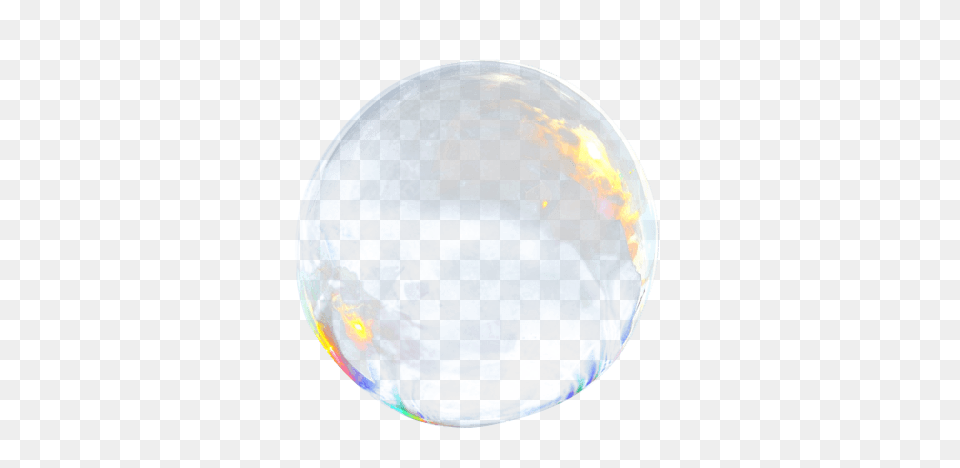 Single Soap Bubble, Sphere, Astronomy, Moon, Nature Png Image