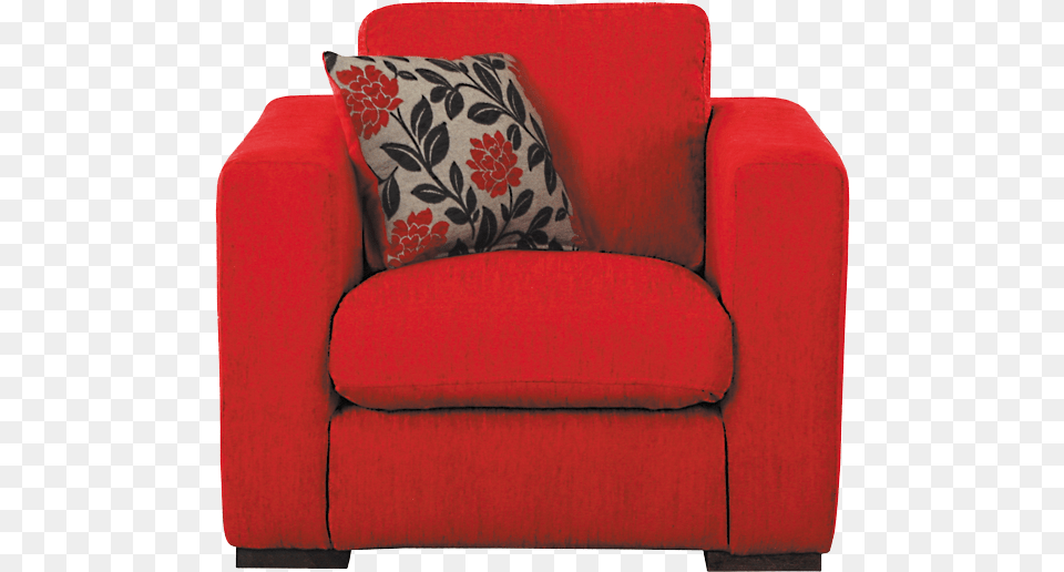 Single Sofa Download, Chair, Cushion, Furniture, Home Decor Png Image