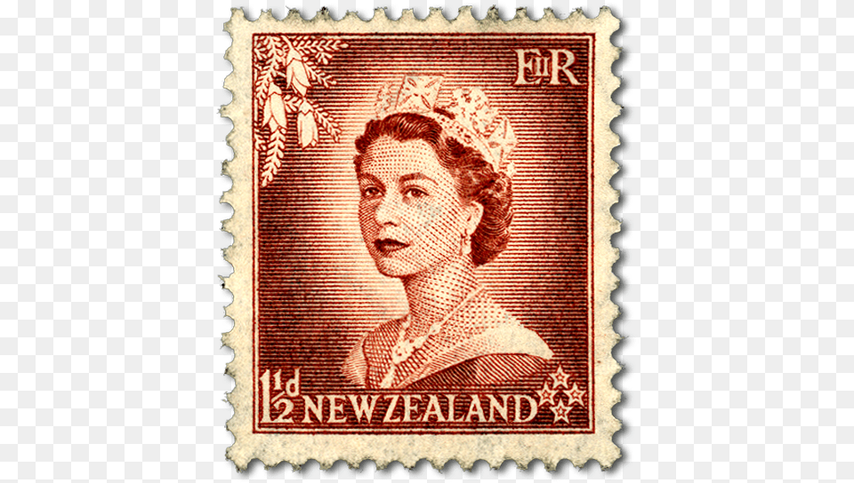 Single Stamp New Zealand 2d Stamp, Postage Stamp, Adult, Bride, Female Png