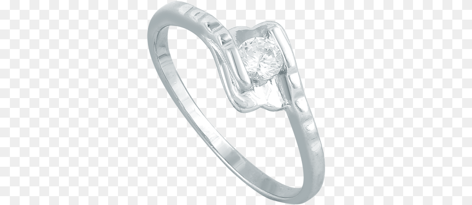 Single Stone Silver Ring, Accessories, Jewelry, Diamond, Gemstone Free Transparent Png