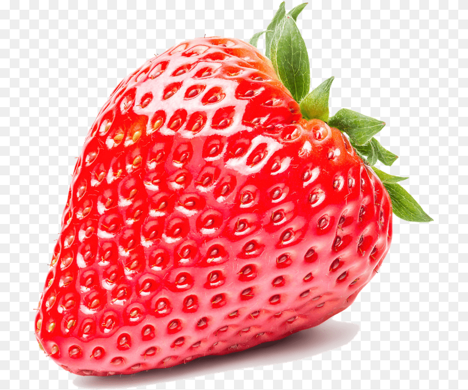 Single Strawberry, Berry, Food, Fruit, Plant Png Image