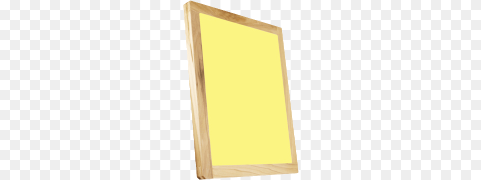 Single Wood Frame Yellow Mesh Yellow, Blackboard Png