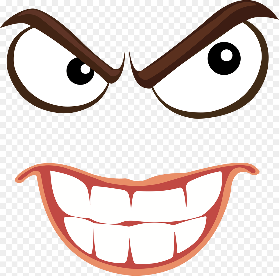 Sinister Smiley Face Icons, Body Part, Mouth, Person, Teeth Free Transparent Png