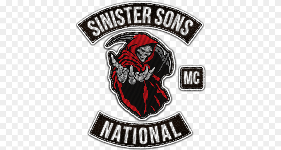 Sinister Sons Mc Emblems For Gta 5 Sinister Sons Motorcycle Club, Logo, Emblem, Symbol Free Png Download