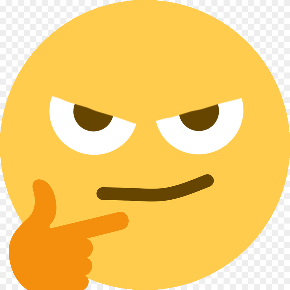 Sinisterthink Discord Emoji Thinking Emoji For Discord, Body Part, Finger, Hand, Person Free Png