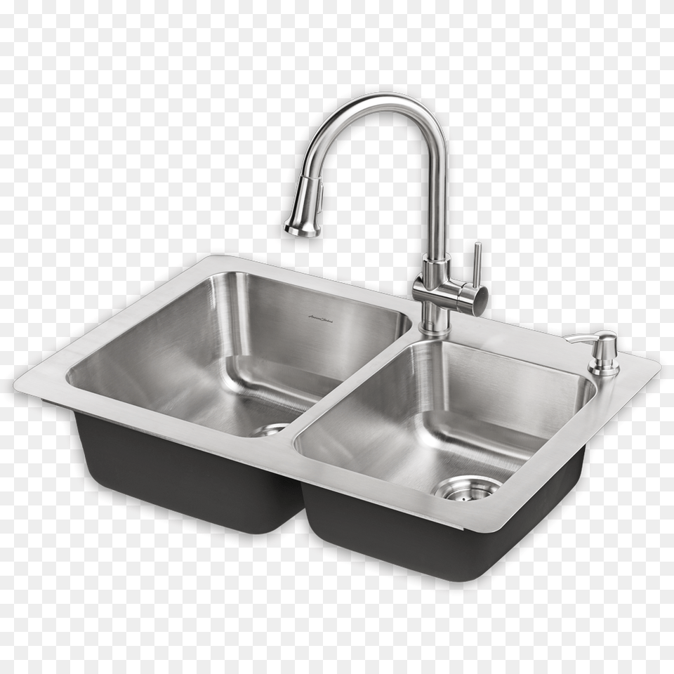 Sink, Sink Faucet, Double Sink Free Png Download