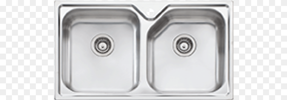 Sink Top View Images Oliveri Np63u Nu Petite Double Bowl Undermount Sink, Double Sink, Bathroom, Indoors, Room Free Png