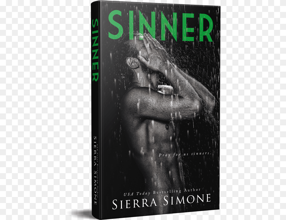 Sinner Hardcover 3d Sinner By Sierra Simone, Book, Publication, Adult, Male Png Image