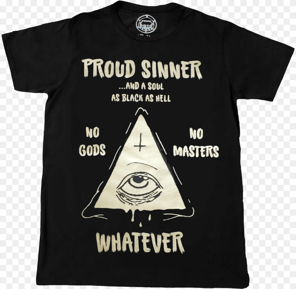Sinner T Shirt Occult Satanic Belial Clothing Triangle, T-shirt Png