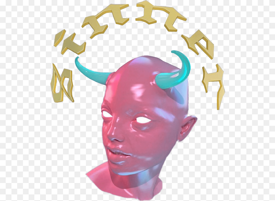 Sinner Vaporwave 3d Aesthetic, Baby, Person, Face, Head Png Image