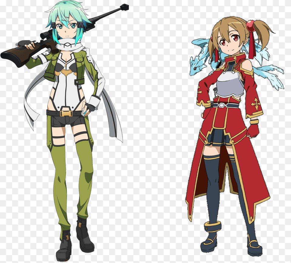 Sinon And Silica, Publication, Book, Comics, Adult Free Png Download